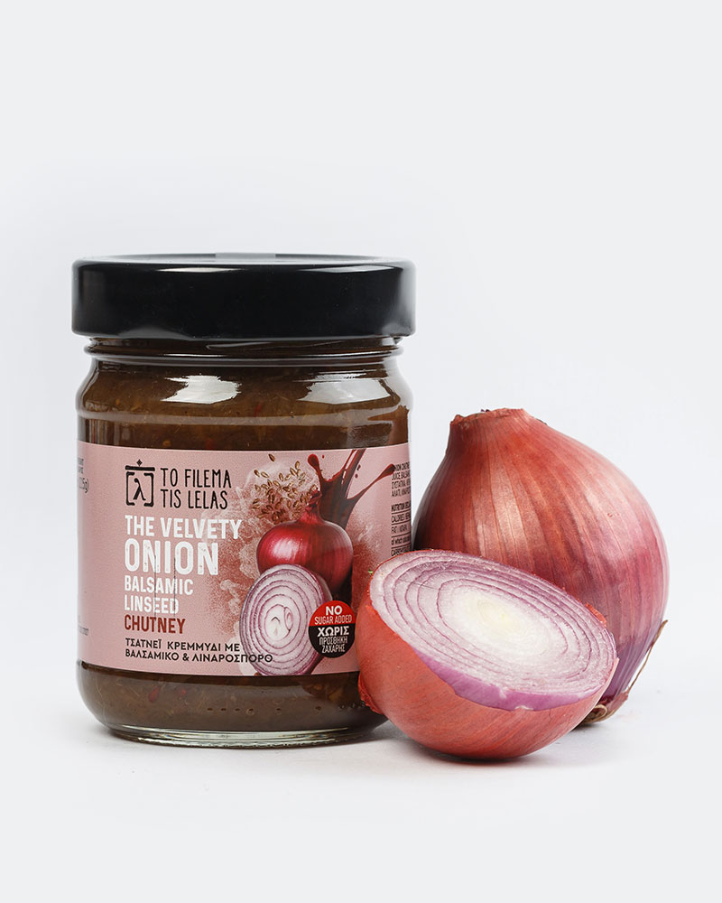 Τσάτνεϊ Κρεμμύδι “The Velvety Onion Balsamic Linseed”